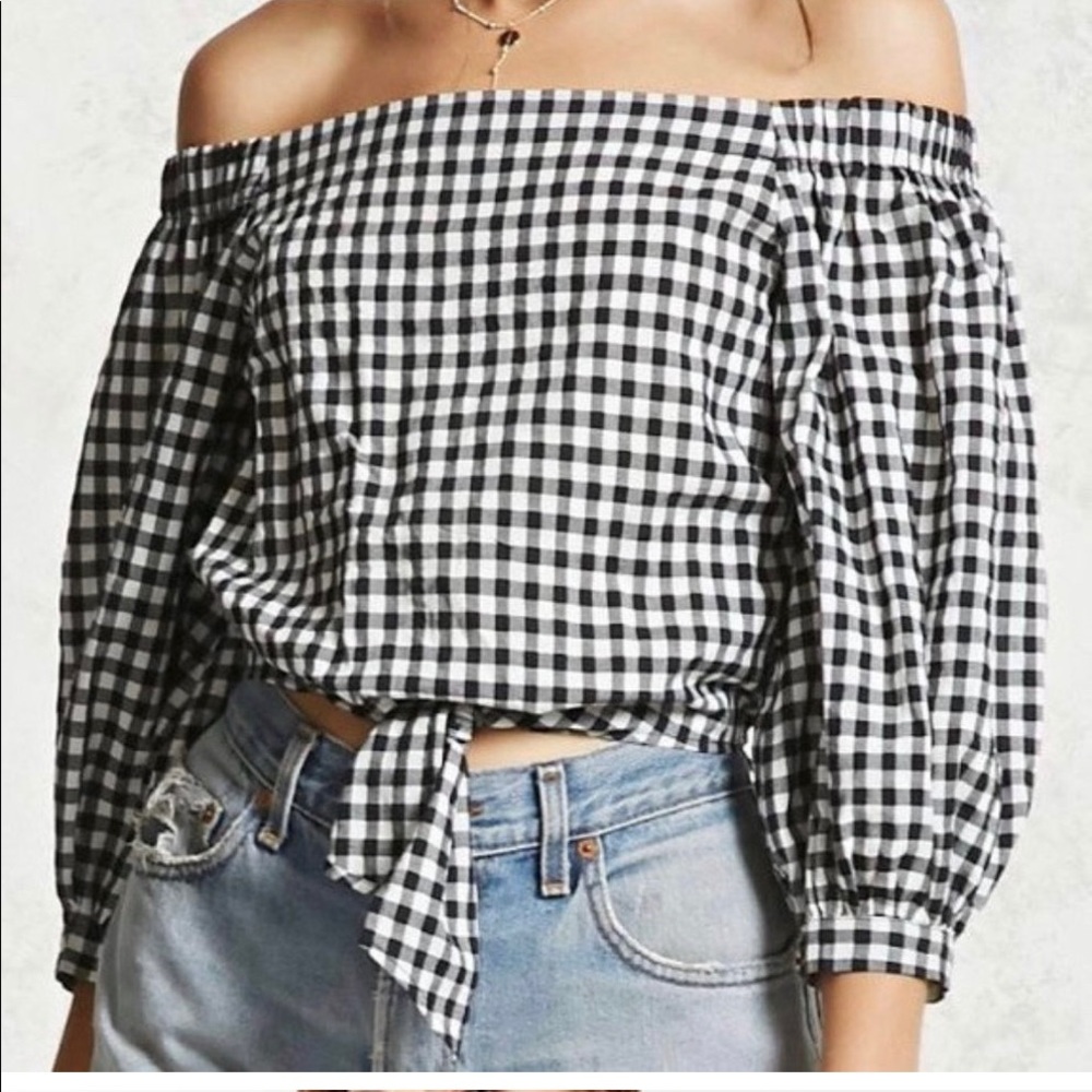 Gingham top
